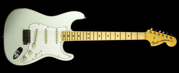 Fender Custom Shop Time Machine 1970 Stratocaster Relic Electric Guitar Olympic White Online now