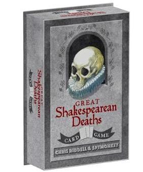 Chris Riddell: Great Shakespearean Deaths Card Game [2017] For Cheap