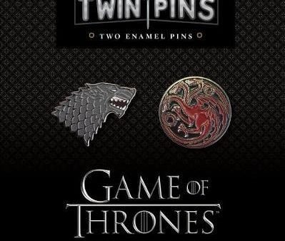 Books Chronicle: Game of Thrones Twin Pins: Stark and Targaryen Sigils [2017] Online Hot Sale